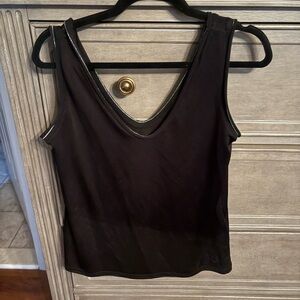 Ted Baker Black V-Neck Tank Top